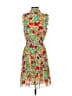 CAbi 100% Polyester Tropical Green Cocktail Dress Size S - photo 2