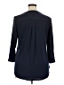 Dana Buchman Blue 3/4 Sleeve Blouse Size XL - photo 2