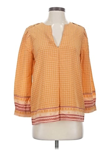 Joie 3/4 Sleeve Silk Top (view 1)