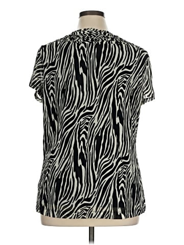 Dana Buchman Short Sleeve Blouse (view 2)