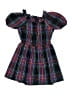 Crewcuts 100% Cotton Plaid Black Dress Size 10 - photo 1
