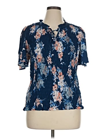 Maurices Short Sleeve Blouse (view 1)