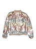 H&M 100% Polyester Metallic Gold Jacket Size 10 - photo 1