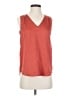 Banana Republic 100% Polyester Orange Sleeveless Blouse Size XS - photo 1