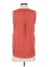 Banana Republic 100% Polyester Orange Sleeveless Blouse Size XS - photo 2