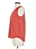 Banana Republic 100% Polyester Orange Sleeveless Blouse Size XS - photo 5