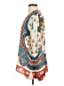 Johnny Was 100% Silk Paisley Floral Multi Color Ivory Long Sleeve Blouse Size S - photo 5