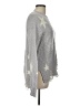 Hem & Thread 100% Acrylic Stars Gray Pullover Sweater Size L - photo 4
