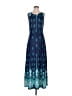 Reborn Paisley Blue Casual Dress Size S - photo 1