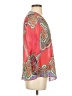 Hale Bob 100% Silk Floral Paisley Multi Color Pink 3/4 Sleeve Silk Top Size S - photo 4