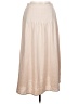 Unbranded 100% Polyester Solid Tan Casual Skirt Size L - photo 1