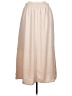 Unbranded 100% Polyester Solid Tan Casual Skirt Size L - photo 2