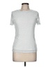 Bar III Silver Short Sleeve Top Size M - photo 1
