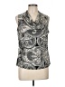 Jones Studio Silver Sleeveless Blouse Size L - photo 1