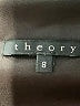 Theory Stripes Black Wool Skirt Size 8 - photo 5