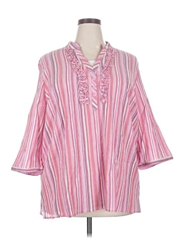 Liz & Me 3/4 Sleeve Blouse (view 1)
