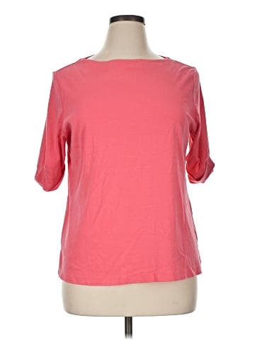 Karen Scott 3/4 Sleeve T-Shirt (view 1)