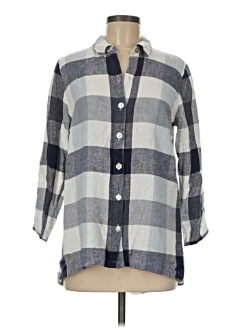 Soft Surroundings 3/4 Sleeve Button-Down Shirt (view 1)