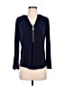 MICHAEL Michael Kors Blue Long Sleeve Blouse Size S - photo 1