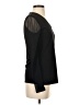 T Tahari Black Long Sleeve Top Size S - photo 4