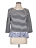 Talbots Blue 3/4 Sleeve Top Size L - photo 1