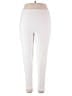 Bill Blass Solid White Active Pants Size 18 - photo 1