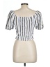 Emerson Lang Ivory Short Sleeve Blouse Size L - photo 2