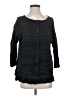 Babette 100% Fiber Black 3/4 Sleeve Blouse Size S - photo 1