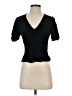 Madewell 100% Viscose Black Short Sleeve Top Size 4 - photo 1