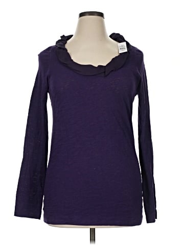 Ann Taylor LOFT Long Sleeve T-Shirt (view 1)