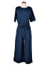 Wynne Layers Solid Blue Jumpsuit Size M - photo 1