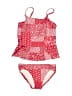 Carter's Print Red Two Piece Swimsuit Size 5T - photo 1
