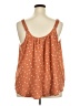 Lane Bryant 100% Polyester Orange Sleeveless Blouse Size 24 - photo 2