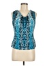 Calvin Klein Blue Sleeveless Blouse Size M (petite) - photo 1