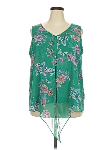 Roz & Ali Sleeveless Blouse (view 1)