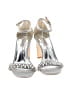 Badgley Mischka Silver Sandals Size 7 1/2 - photo 2
