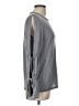 LUCCA 100% Cotton Gray Long Sleeve Top Size L - photo 4