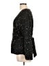 Shein Curve 100% Polyester Black Long Sleeve Blouse Size 12 Plus (0) - photo 5