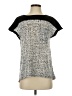 CALVIN KLEIN JEANS 100% Polyester Black Short Sleeve Blouse Size S - photo 1