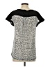 CALVIN KLEIN JEANS 100% Polyester Black Short Sleeve Blouse Size S - photo 2