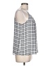 Dna Couture 100% Polyester Gray Sleeveless Blouse Size L - photo 4