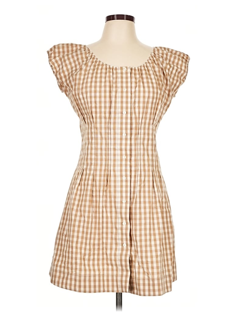 Pre-owned Frankies Bikinis Casual Dress In Tan