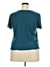Torrid Teal Short Sleeve Top Size 3X Plus (3) - photo 2