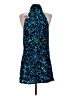 Zara 100% Polyester Stars Blue Cocktail Dress Size XS - photo 2
