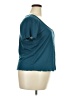 Torrid Teal Short Sleeve Top Size 3X Plus (3) - photo 4