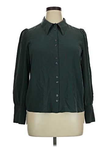 Kate Spade New York Long Sleeve Silk Top (view 1)