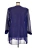 Patra 100% Polyester Purple 3/4 Sleeve Blouse Size 24 - photo 2