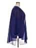 Patra 100% Polyester Purple 3/4 Sleeve Blouse Size 24 - photo 4