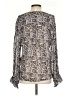 ALLSAINTS 100% Viscose Gray Long Sleeve Blouse Size S - photo 2