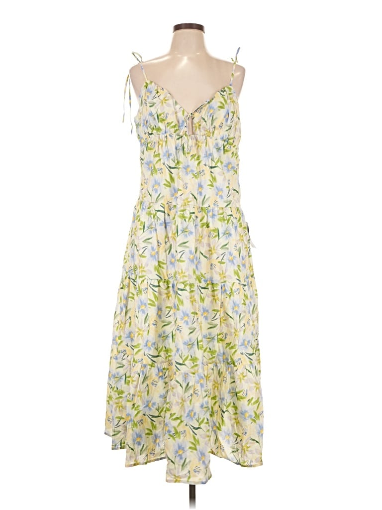 Astr Casual Dress In Yellow